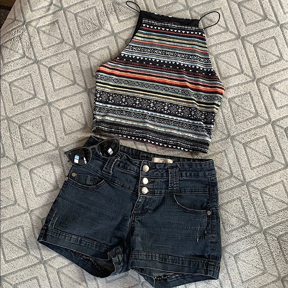 🌀 Mid-rise Denim Shorts 🌀